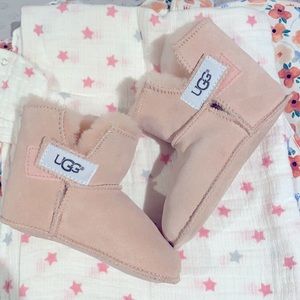 Light pink baby UGGS booties